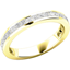 Picture of A stunning Princess Cut diamond set wedding/eternity ring in 18ct yellow gold