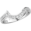 Picture of A Round Brilliant Cut diamond set wedding/eternity ring in platinum (In stock)