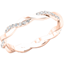 Picture of A beautiful full set brilliant cut diamond set wedding ring in 18ct rose gold