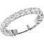 Picture of A classic Round Brilliant Cut diamond set ladies eternity/wedding ring in 18ct white gold (In stock)