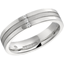 Picture of A striking ladies diamond set wedding ring in 18ct white gold (In stock)