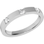 Picture of A stunning Round Brilliant Cut diamond set ladies wedding ring in 18ct white gold (In stock)
