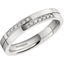 Picture of A stylish diamond set ladies wedding ring in platinum (In stock)
