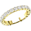 Picture of A classic Round Brilliant Cut diamond set ladies eternity/wedding ring in 18ct yellow gold (In stock)