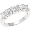 Picture of A stunning Princess Cut five stone diamond ring in platinum (In stock)