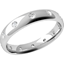 Picture of A gorgeous full set brilliant cut diamond courted ladies wedding ring in platinum