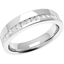 Picture of An eye catching ladies diamond set wedding ring in platinum