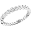 Picture of A chique Round Brilliant Cut diamond set ladies full eternity/wedding ring in 18ct white gold