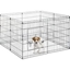 Picture of PawHut Pet Cage 8 Panel Metal Small Fence 24-inch