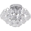 Picture of HOMCOM Crystal Ceiling Lamp Chandelier Hallway Flush Mount Pendant 3 Light Ð¤30cm Silver