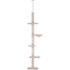 Picture of PawHut Floor to Ceiling Cat Tree 5-Tier Kitty Tower Activity Center Scratching Post 230-260cm