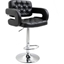 Picture of HOMCOM PU Leather Bar Stool W/Chrome Metal Base-Black