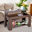 Picture of HOMCOM Modern Lift Up Top Coffee Table, 100Wx50Dx63H cm-Natural Wood Grain Colour