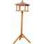 Picture of PawHut Deluxe Bird Stand Feeder Table Feeding Station Wooden Garden Wood Coop Parrot Stand 113cm High New
