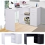Picture of 360Â° Rotating Corner Computer Desk L-Shaped Table Storage Shelf Drawer Combo