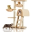 Picture of PawHut Cat Tree Kitten Activity Centre Scratch Scratching Scratcher Climber Post Rest Bed Toy 100cm