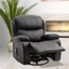 Picture of HOMCOM Recliner Massage Chair, W/ Heating, PU Leather-Black