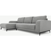 Picture of Luciano Left Hand Facing Chaise End Corner Sofa, Mountain Grey