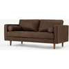 Picture of Scott Large 2 Seater Sofa, Charm Mocha Premium Leather
