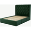 Picture of Romare Double size Bed  with Drawers, Bottle Green Velvet