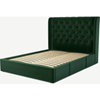 Picture of Romare King size Bed  with Drawers, Bottle Green Velvet