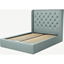 Picture of Romare Double size Bed  with Ottoman, Sea Green Cotton