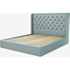 Picture of Romare Super King size Bed  with Drawers, Sea Green Cotton