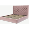 Picture of Romare Super King size Bed  with Ottoman, Heather Pink Velvet