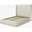 Picture of Romare Double size Bed  with Ottoman, Putty Cotton