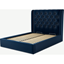 Picture of Romare Double size Bed  with Ottoman, Regal Blue Velvet
