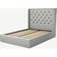 Picture of Romare Double size Bed  with Ottoman, Wolf Grey Wool