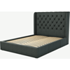 Picture of Romare King size Bed  with Drawers, Etna Grey Wool