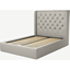 Picture of Romare Double size Bed  with Ottoman, Ghost Grey Cotton