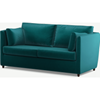 Picture of Milner Sofa Bed with Memory Foam Mattress, Tuscan Teal Velvet