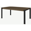 Picture of Corinna 8 Seat Dining Table, Smoked Oak & Black