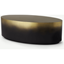 Picture of Sulta Oval Coffee Table, Brass & Black Ombre