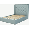 Picture of Romare Double size Bed  with Drawers, Sea Green Cotton