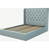 Picture of Romare King size Bed  with Ottoman, Sea Green Cotton