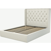 Picture of Romare King size Bed  with Ottoman, Putty Cotton