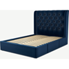 Picture of Romare Double size Bed  with Drawers, Regal Blue Velvet