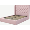 Picture of Romare King size Bed  with Ottoman, Tea Rose Pink Cotton