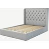 Picture of Romare King size Bed  with Drawers, Wolf Grey Wool