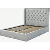 Picture of Romare King size Bed  with Ottoman, Wolf Grey Wool