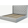 Picture of Romare Super King size Bed  with Ottoman, Wolf Grey Wool