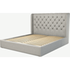 Picture of Romare Super King size Bed  with Drawers, Ghost Grey Cotton