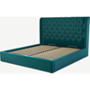 Picture of Romare Super King size Bed  with Ottoman, Tuscan Teal  Velvet