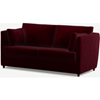 Picture of Milner Sofa Bed with Memory Foam Mattress, Shiraz Burgundy Velvet