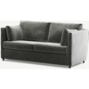 Picture of Milner Sofa Bed with Memory Foam Mattress, Steel Grey Velvet