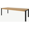 Picture of Corinna 12 Seat Dining Table, Oak & Black