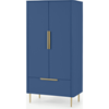 Picture of Ebro Double Wardrobe, Blue